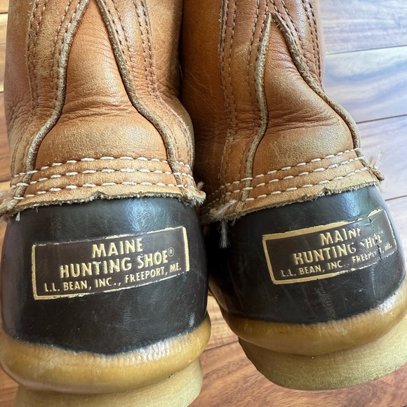 VINTAGE BEAN BOOT Brown and Black Duck Boots - Picture 2 of 10